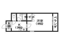 ステューディオ長束の間取り