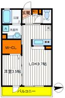 物件の間取り画像