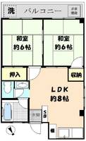 第三福原マンションの間取り