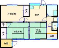 宮城県大崎市古川諏訪3(一戸建)の賃貸物件の間取り