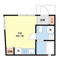 東京都品川区西五反田4(アパート)の賃貸物件の間取り