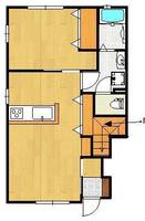 プリムヴェールB棟の間取り