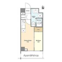 東京都新宿区下落合1(マンション)の賃貸物件の間取り