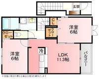 シャルマンBの間取り