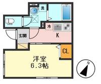 東京都葛飾区新小岩4(アパート)の賃貸物件の間取り