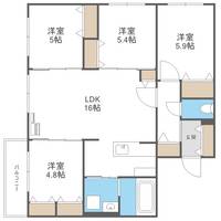 物件の間取り画像