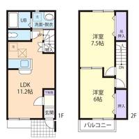 サニーカーサハルの間取り