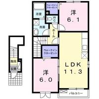 香川県さぬき市昭和(アパート)の賃貸物件の間取り