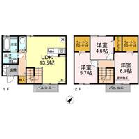 山口県山口市黄金町(一戸建)の賃貸物件の間取り