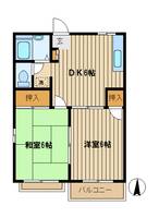 タウニィ ソウカBの間取り