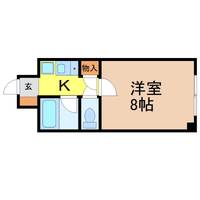 愛知県名古屋市昭和区川名本町3(マンション)の賃貸物件の間取り