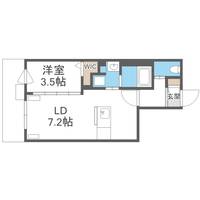 NCウイング中央の間取り
