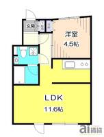 埼玉県所沢市日吉町(マンション)の賃貸物件の間取り