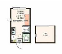 ハーモニーテラス・オリナスKSGの間取り