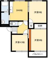 カーサ・アトリオBの間取り