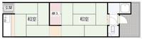 大阪府高槻市中川町(アパート)の賃貸物件の間取り