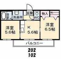 物件の間取り画像