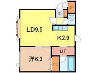 ジュネスAの間取り