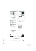 東京都港区白金台1(マンション)の賃貸物件の間取り