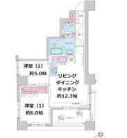 物件の間取り画像