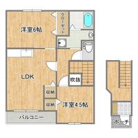 ハウスガーデン楡木II番館の間取り