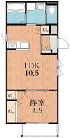 ルーミナル元町の間取り