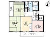 UR男山の間取り