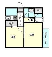 シティハウスヒラノの間取り
