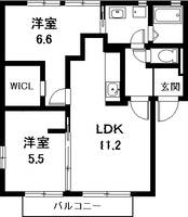 物件の間取り画像