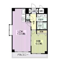 東京都葛飾区亀有5(マンション)の賃貸物件の間取り