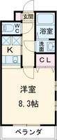 Nasic本八幡の間取り