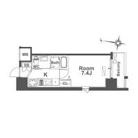 大阪府大阪市西区立売堀4(マンション)の賃貸物件の間取り
