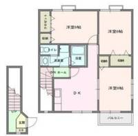 埼玉県行田市大字持田(アパート)の賃貸物件の間取り