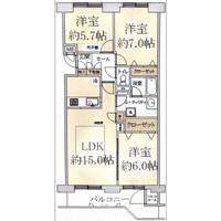 物件の間取り画像