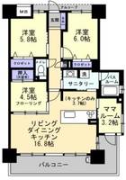 物件の間取り画像