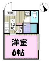 埼玉県春日部市粕壁(アパート)の賃貸物件の間取り