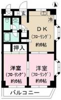 東京都稲城市平尾2(マンション)の賃貸物件の間取り