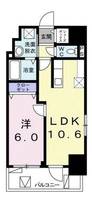 東京都江東区亀戸4(マンション)の賃貸物件の間取り