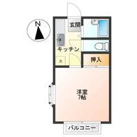 フラット英翠の間取り