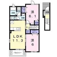 ラフレシール C棟の間取り