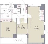 福岡県福岡市博多区比恵町(マンション)の賃貸物件の間取り