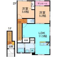 物件の間取り画像