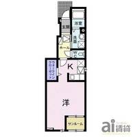 埼玉県川越市大字扇河岸(アパート)の賃貸物件の間取り