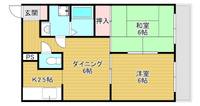 佐久間サンライズマンションAの間取り