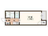 大阪府大阪市住之江区中加賀屋3(マンション)の賃貸物件の間取り