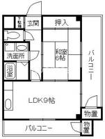 アルファアネックスの間取り