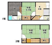 京都府宇治市五ケ庄福角(一戸建)の賃貸物件の間取り