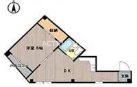 大阪府大阪市阿倍野区天王寺町北2(マンション)の賃貸物件の間取り