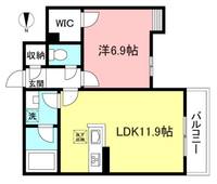 アルフラット浜田山の間取り