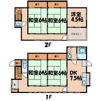 広島県広島市安芸区矢野西5(一戸建)の賃貸物件の間取り
